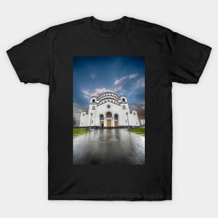 Saint Sava cathedral in Belgrade, Serbia T-Shirt